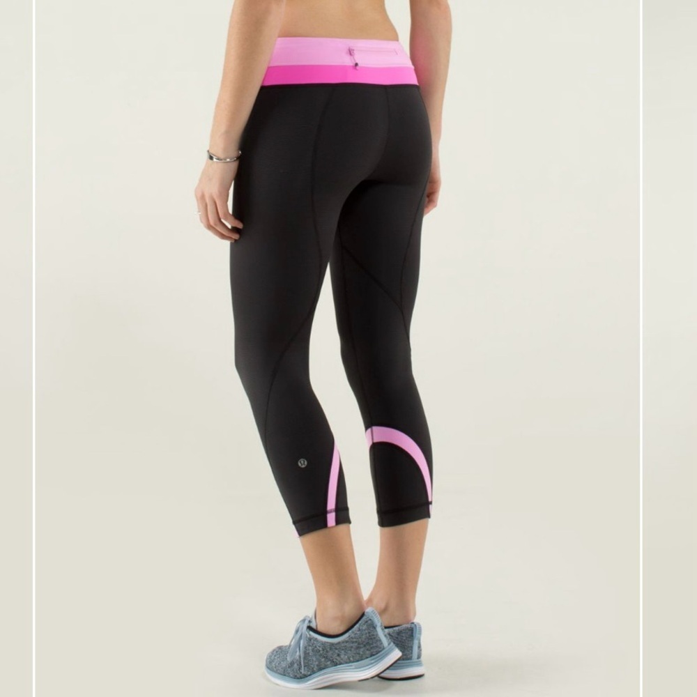 Lululemon Run: Inspire Crop II Allux Size 8 Women’s Running Sporty Workout - Picture 1 of 16